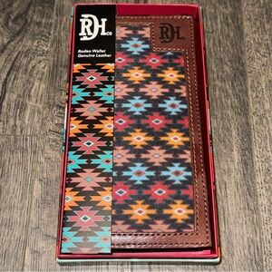 Red Dirt Hat Co Genuine Leather Rodeo Wallet Brand New In Box